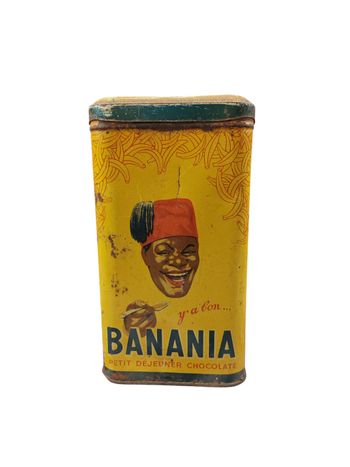 Boite Banania vintage ancienne 
