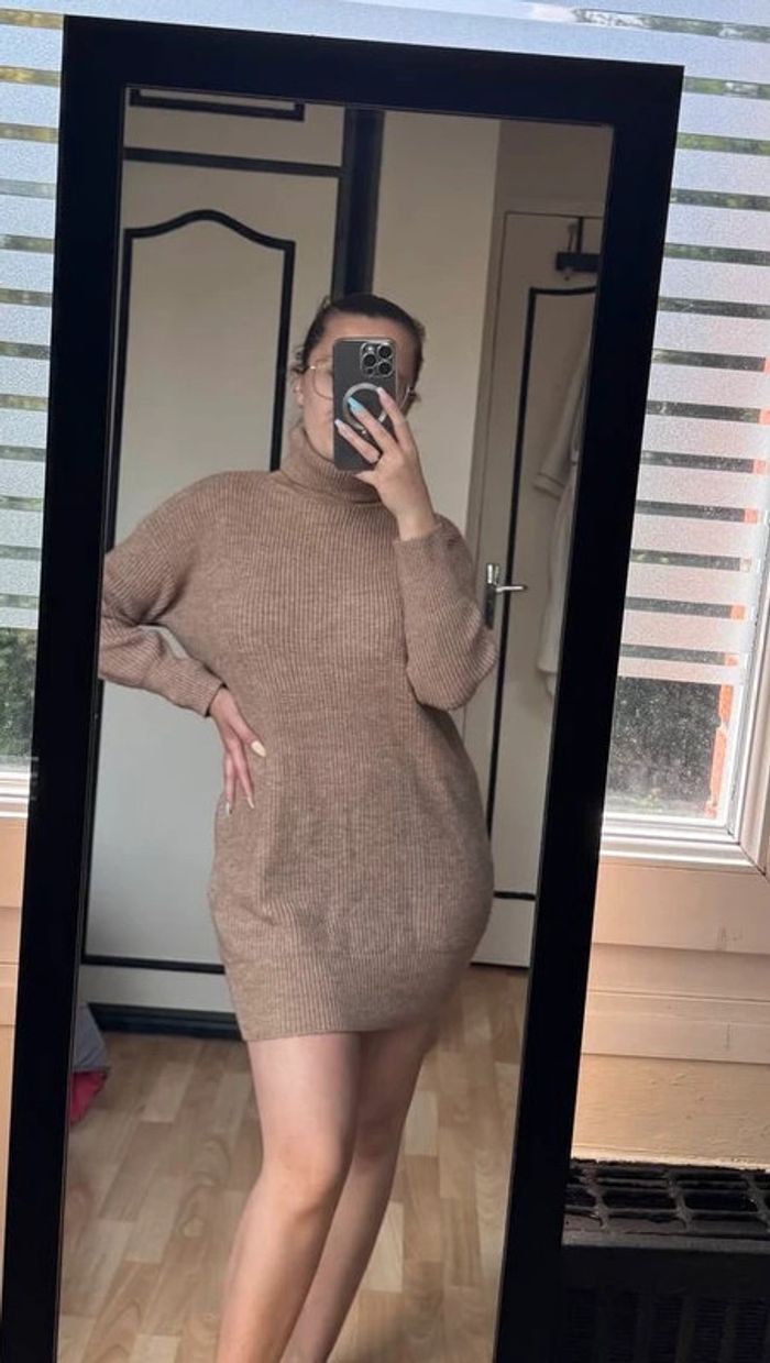 Robe pull col roulé Shein Beebs by Kiabi