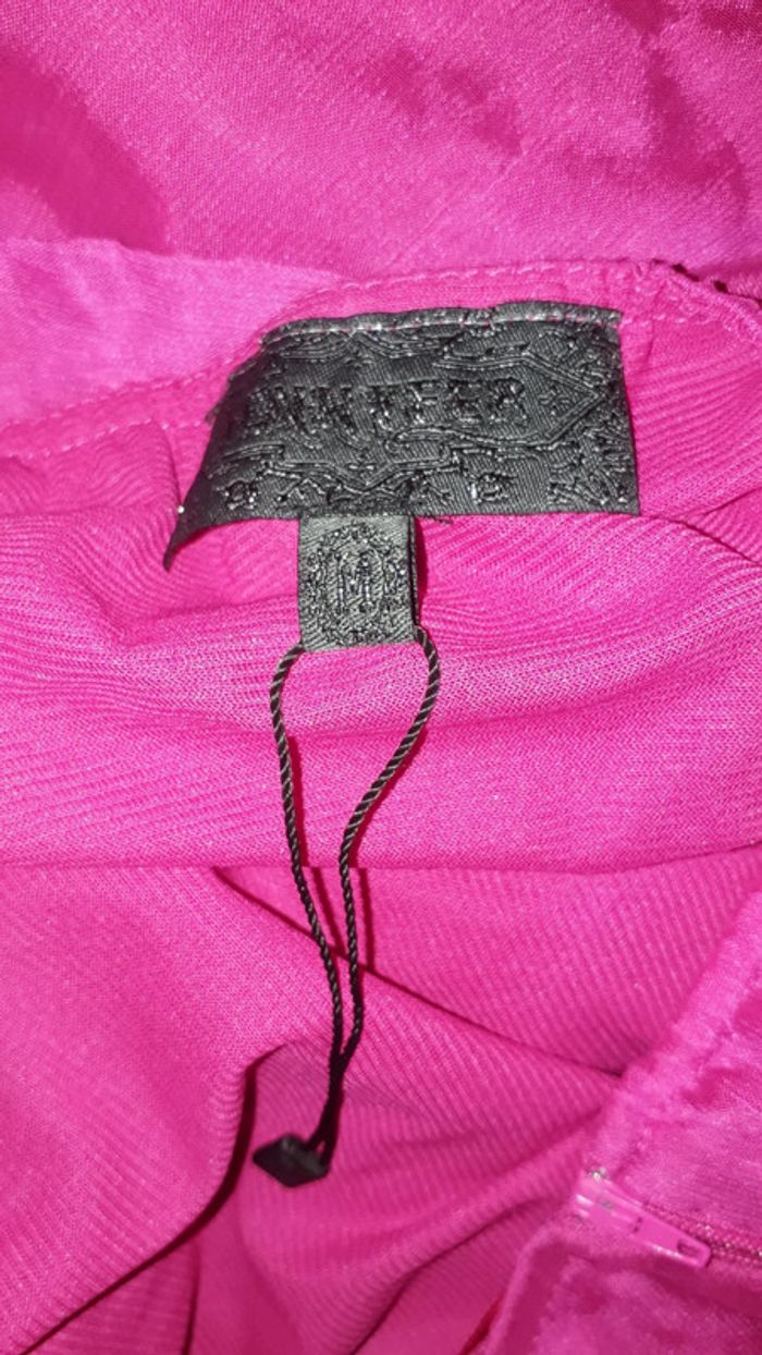 Robe courte dos nu rose fushia Jennyfer taille M neuve - photo numéro 3