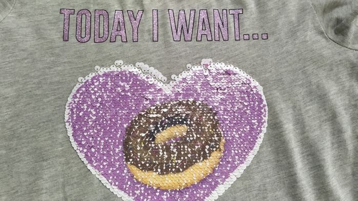 Tee-shirt émoticônes donuts - frites 10 ans - photo numéro 2