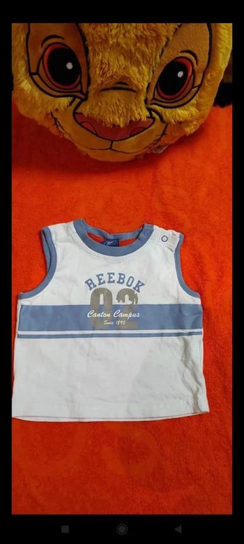 Débardeur Reebok 18 mois 80 cm