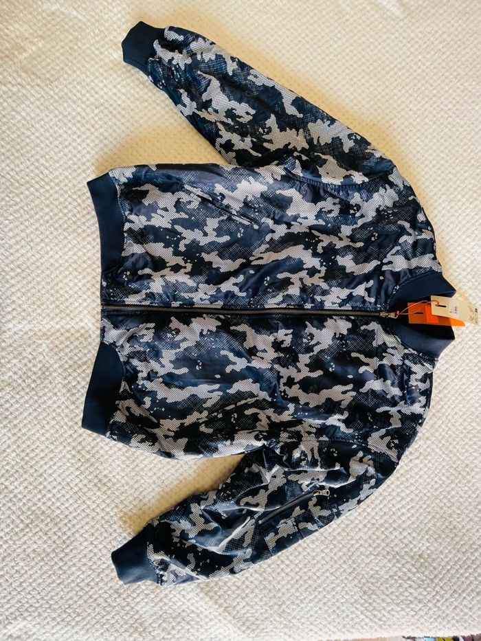 Veste réversible Kaporal VADAS W62 – Bleu marine / Camouflage – Neuve avec étiquettes - photo numéro 3