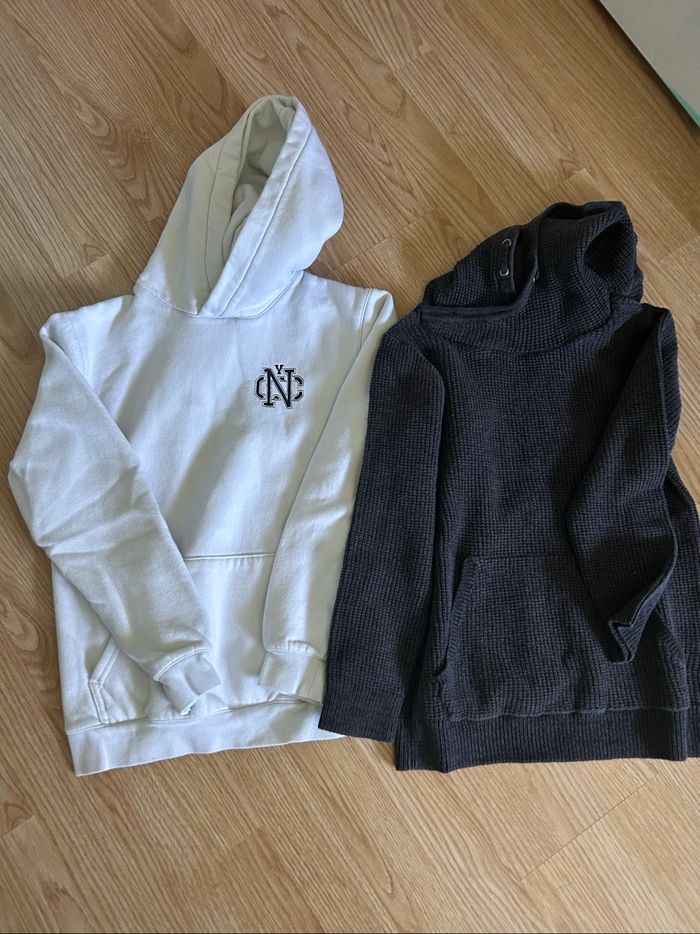 Lot jeans/pull/chemise/sweat 12 ans - photo numéro 2