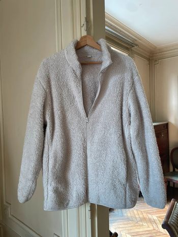 Vestle Polaire Uniqlo Blanche Taille L