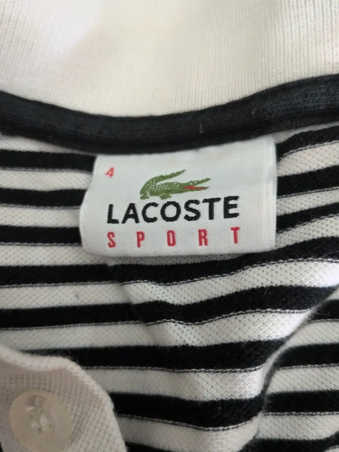 Polo de sport Lacoste – Taille M - photo numéro 5