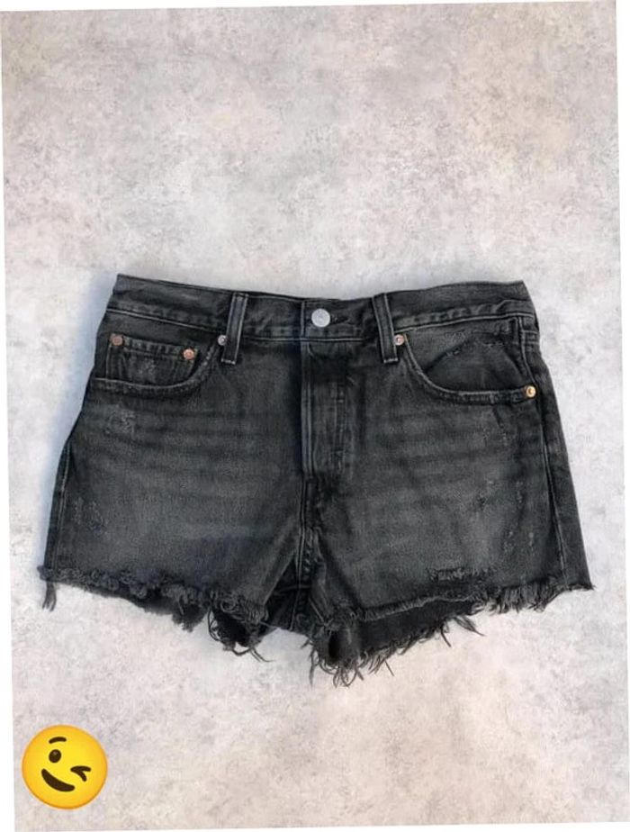 Short Levi's 501 W30 FR40 noir Femme Women #SHO45 - photo numéro 2