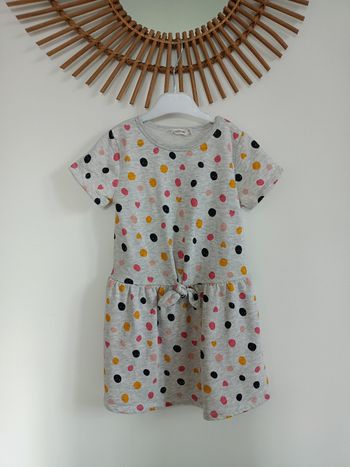 Robe à pois multicolores orchestra 6ans