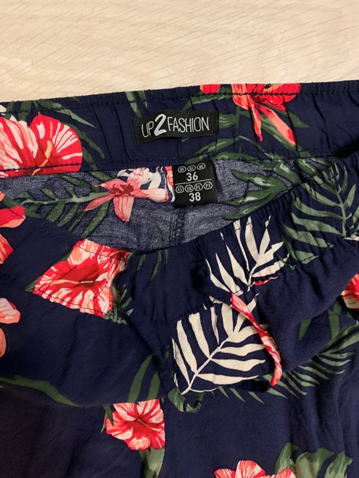 Pantalon fluide fleuri 38 - photo numéro 2