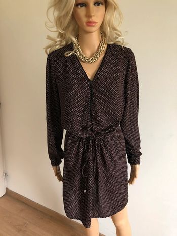 Robe casual imprimée à manches longues Manoukian taille 40 TBE