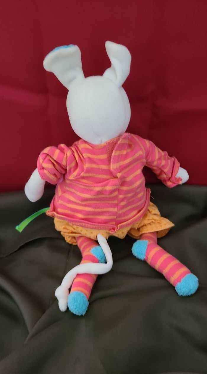 Doudou souris Colette Trottinette MOULIN ROTY 28 cm - photo numéro 2