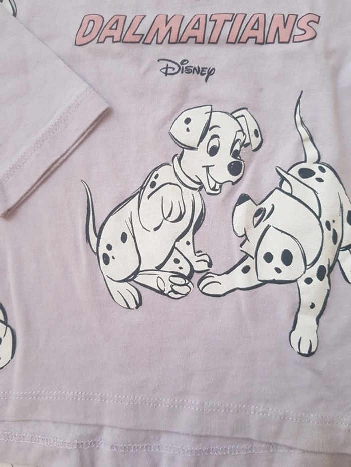 Tee shirt Disney classique zara 101 dalmatiens 3/4ans neuf - photo numéro 3