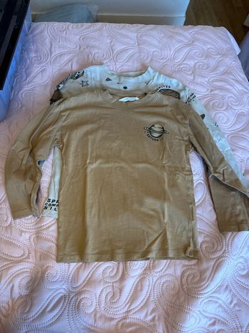 Lot 2 hauts manches longues planète