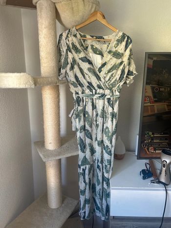 Robe longue Papillonne avec ceinture