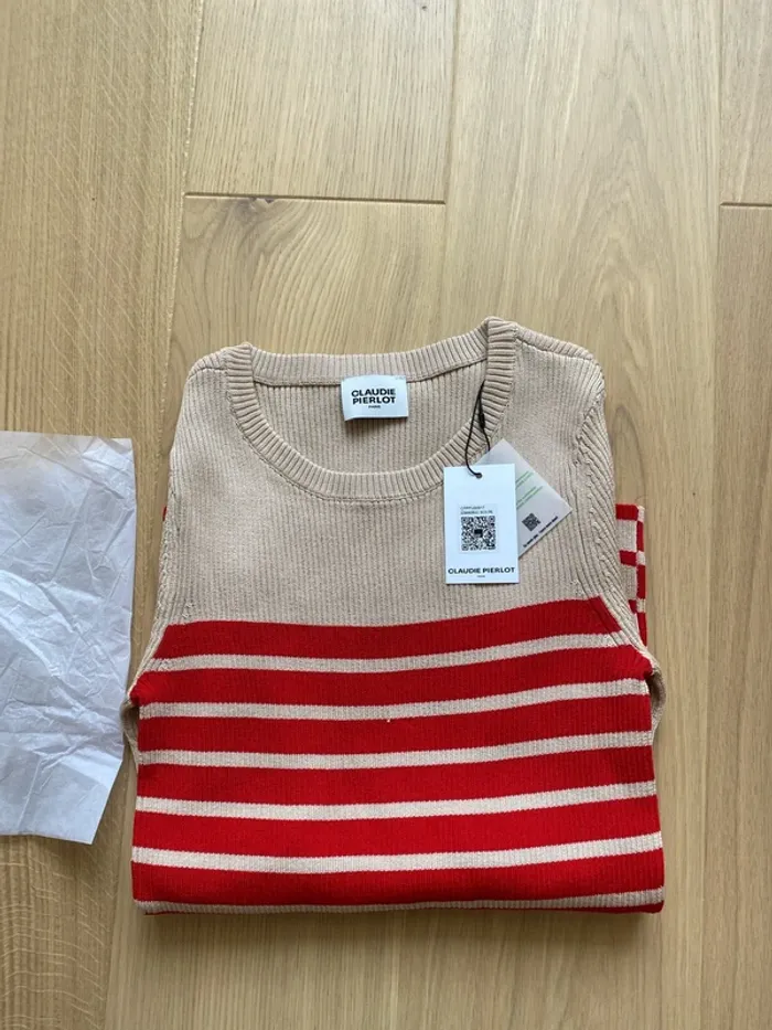 Pull marinière rayé Claudie pierlot - photo numéro 9