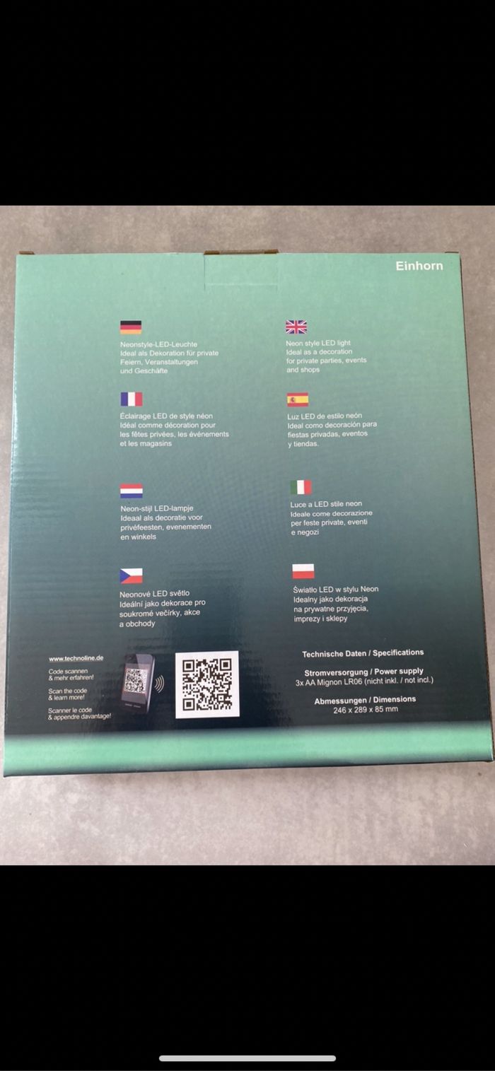 Lampe décoration led Licorne - photo numéro 5