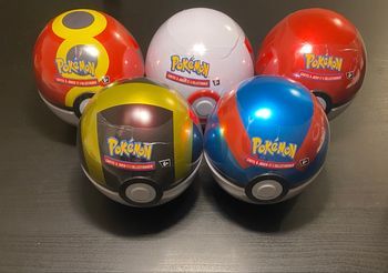 Lot de 5 Poké Ball Pokémon – Q4 2025 – Neuf – VF  