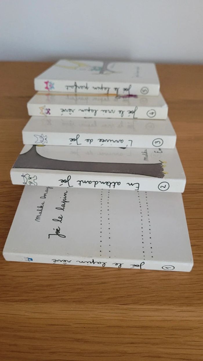 Lot de 5 livres cartonnés Joé le lapin - photo numéro 2