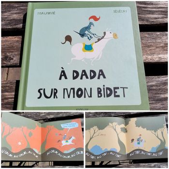 Livre À dada sur mon bidet, éditions frimousse