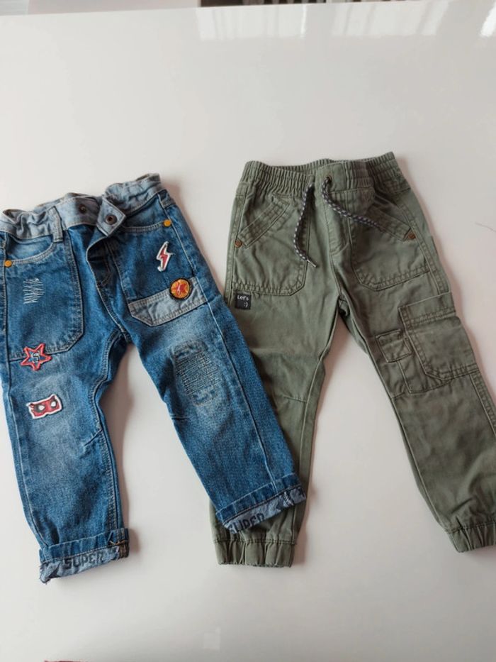 Lot 2 jeans 24 mois garçon