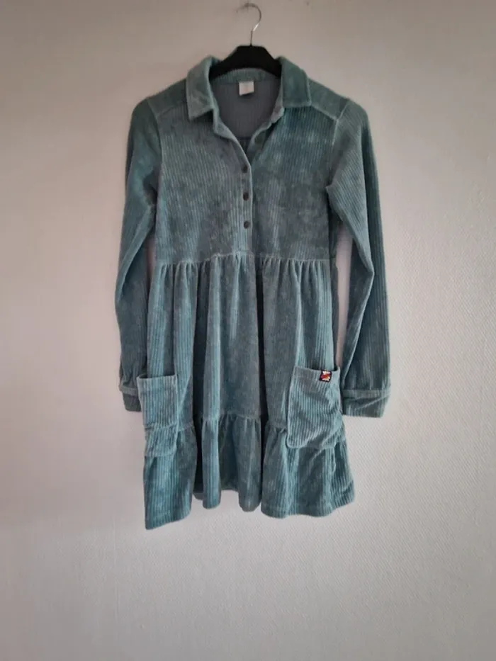 robe style velour 16 ans
