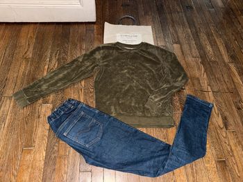 Sweat éponge et jeans Cyrillus 14 ans