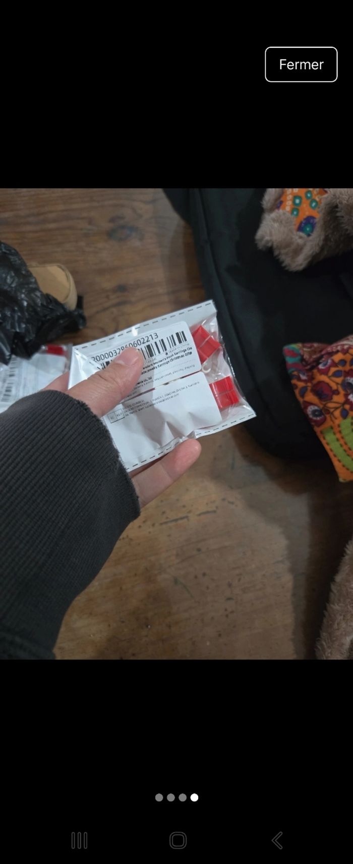 Boucles d'oreilles Lego neuves - photo numéro 4