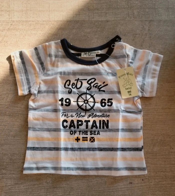 Ensemble short et tee-shirt bébé 9mois - photo numéro 2