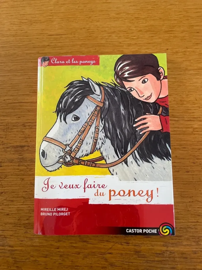 Livre je veux faire du poney