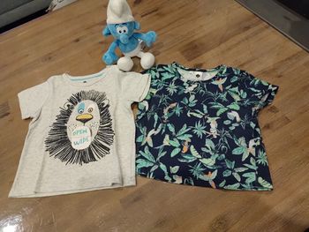 2 tee-shirts manches courtes