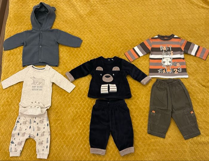 Lot de vêtements automne hiver bébé garçon 3 mois - photo numéro 2