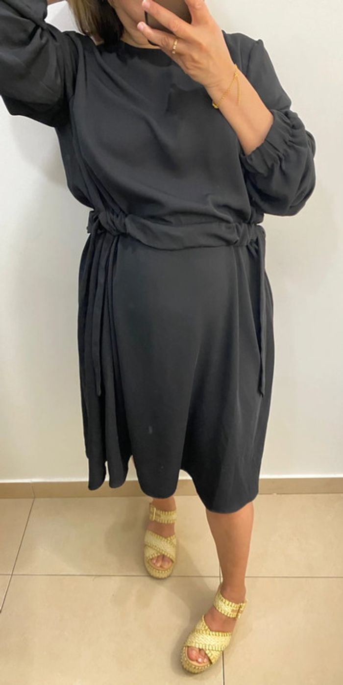 Robe Asos fluide noire Taille 38 - photo numéro 3