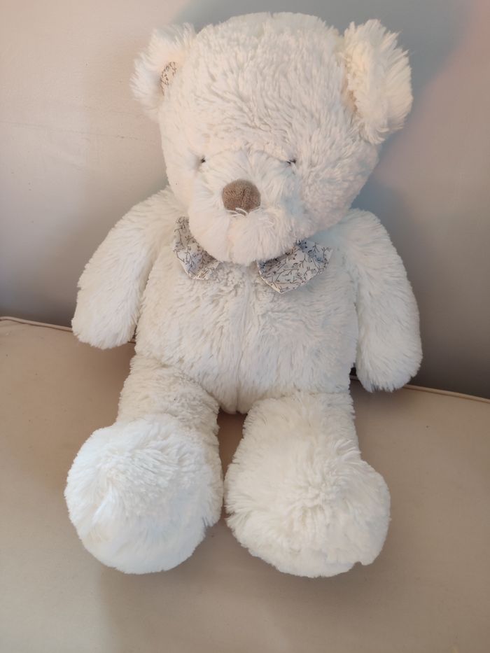 Peluche ours blanc atmosphera