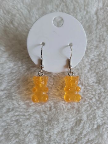 Boucles Haribo nounours orange