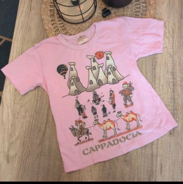 Tee shirt top haut carton fille