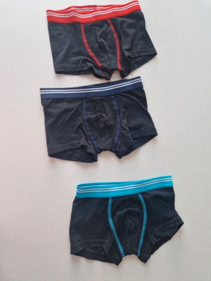 Lot de 3 boxers 4 ans