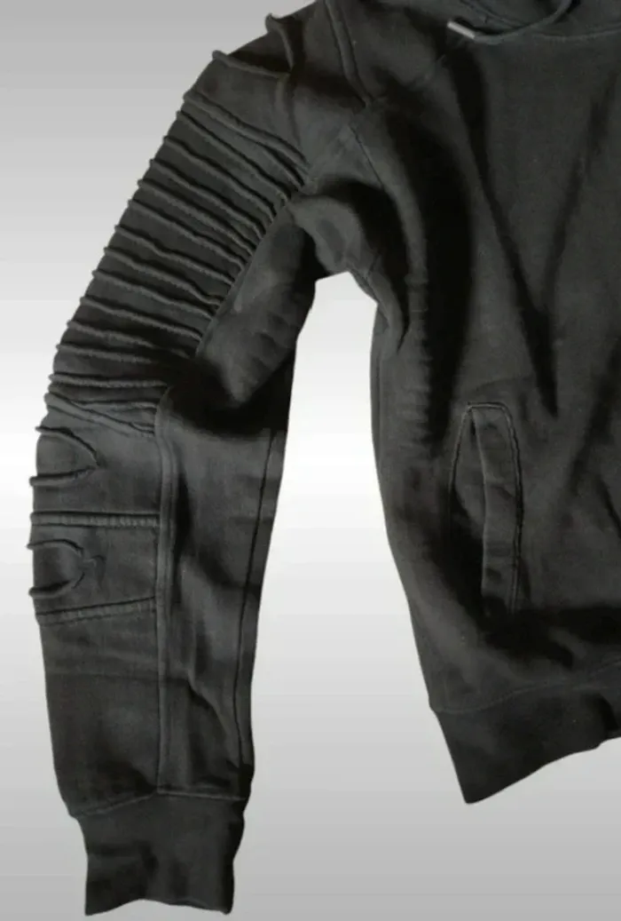 Pull Sweat à capuche effet déchiré  streetwear taille xs - photo numéro 3