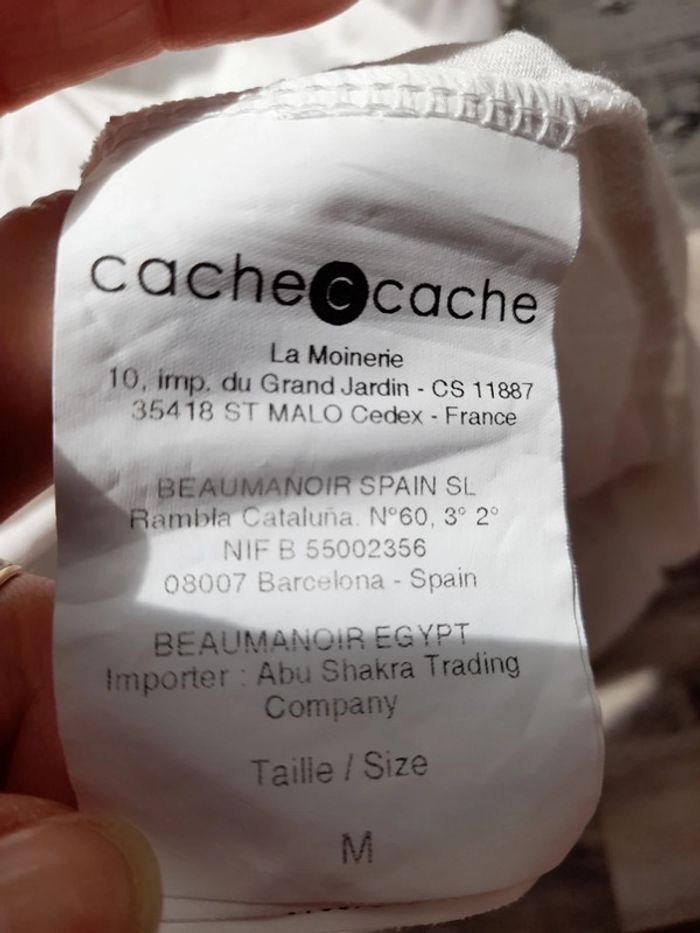 T-shirt cache cache - photo numéro 3