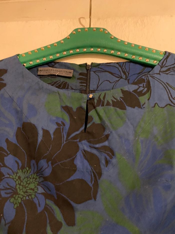 Robe créatrice Anika Skarstrom coton floral 40 - photo numéro 3