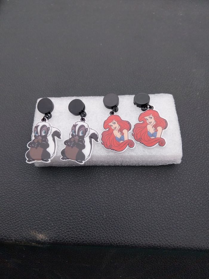 Boucles d'oreilles disney