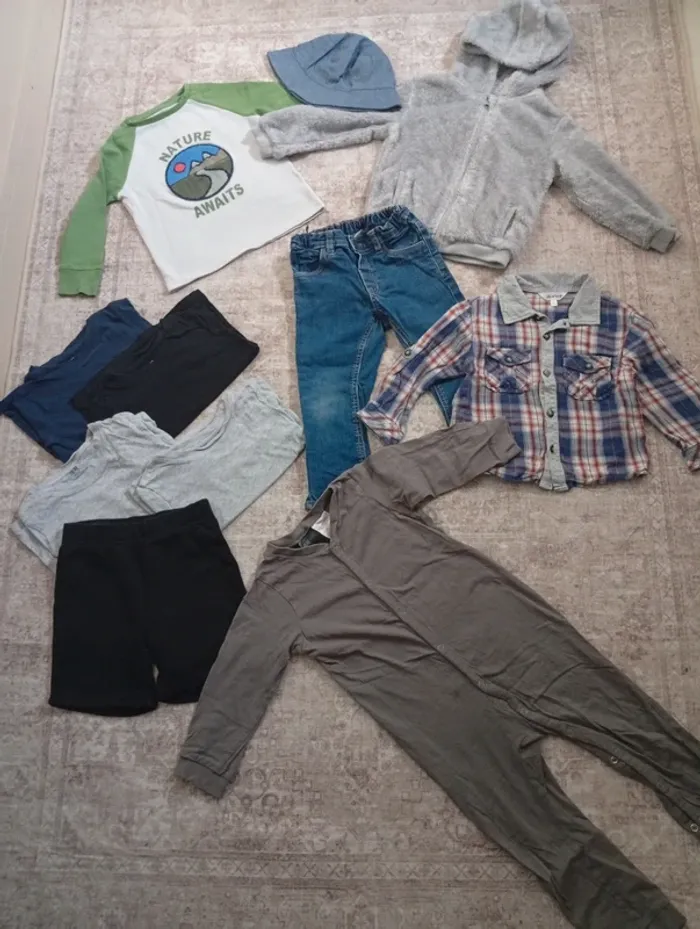 Lot vêtements garçon - Taille 12 mois et +