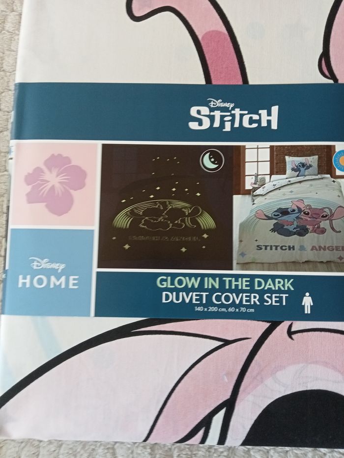 Parure de lit lumineuse Stitch et angél - photo numéro 3