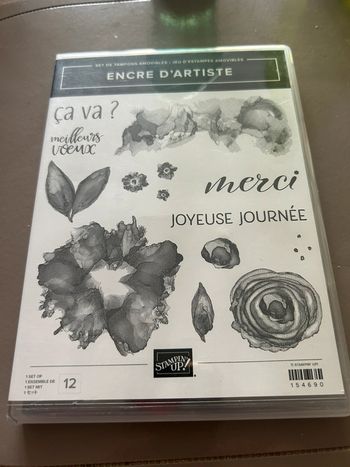 Set de tampons Stampin’up! Encre d’artiste