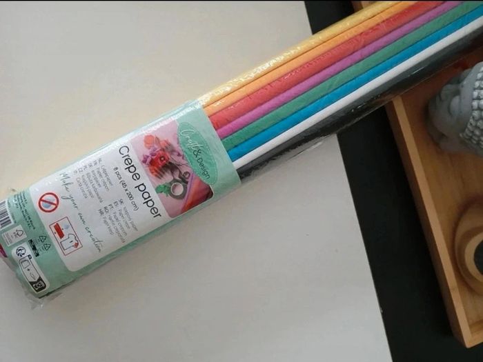 Lot de Papiers Crépon Neuf🌿🌈 - photo numéro 6