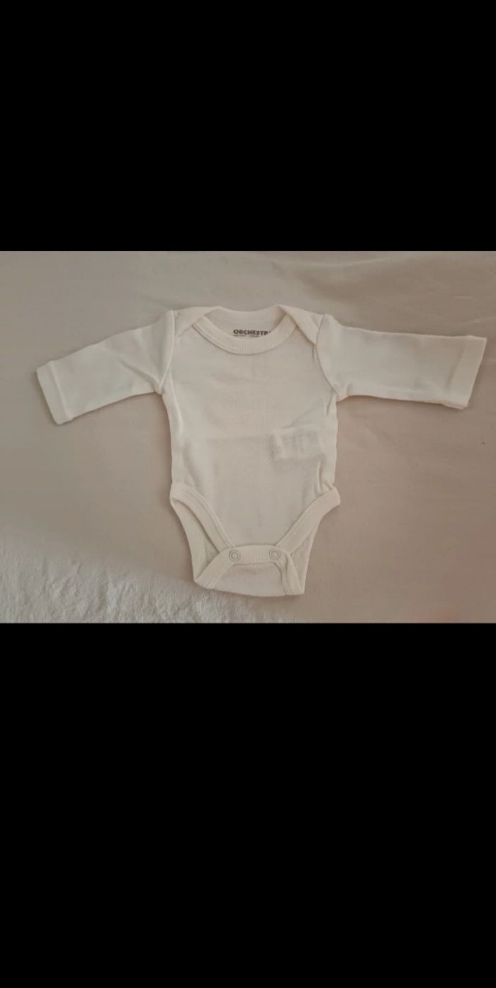 Lot de 5 bodies à manches longues pour bébé fille - photo numéro 4