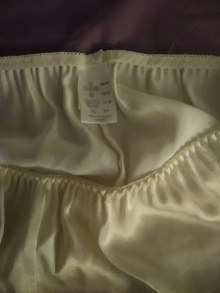 Ensemble Pyjama Satin Beige - photo numéro 5