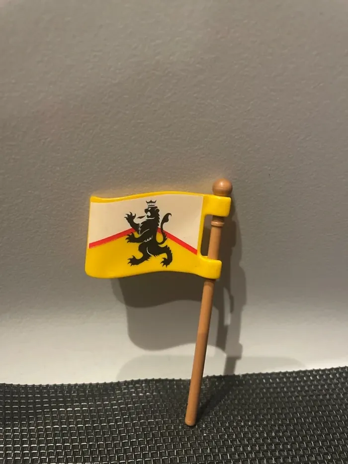 Playmobil drapeau chevalier du lion 4865 4866 4867 4868 4869 4871 4873 4933 5240 moyen âge - photo numéro 3