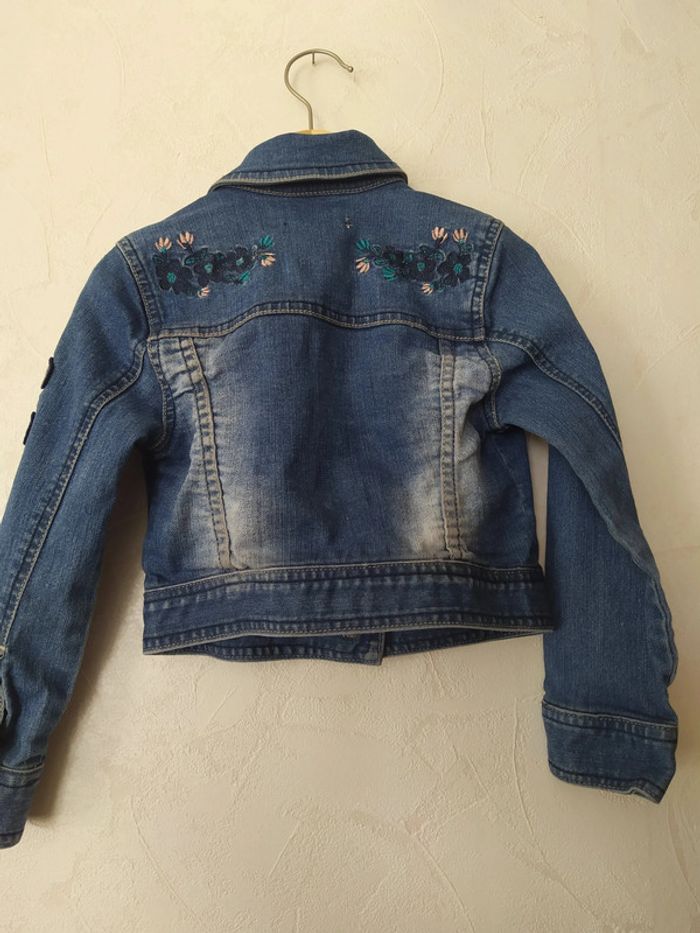 Veste Jean avec broderies Creeks - photo numéro 3