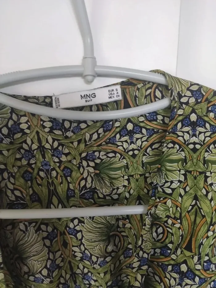 Mango chemisier cache coeur S - photo numéro 3