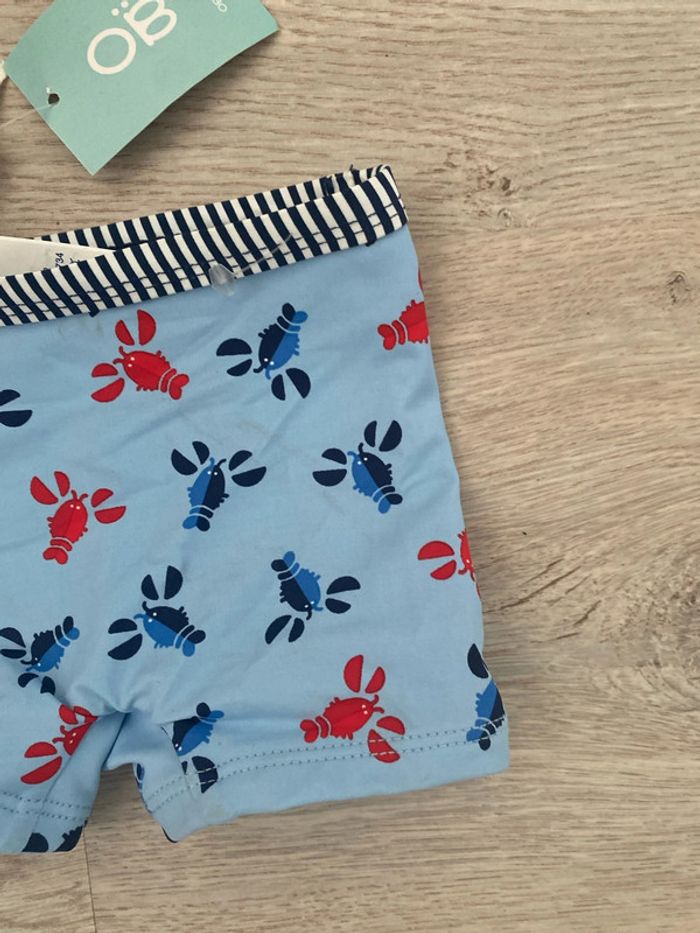 Maillot short de bain Obaibi taille 6 mois, neuf - photo numéro 2