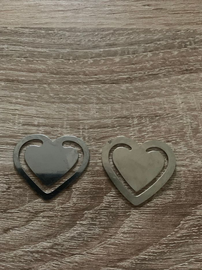2 marque pages coeurs - photo numéro 3